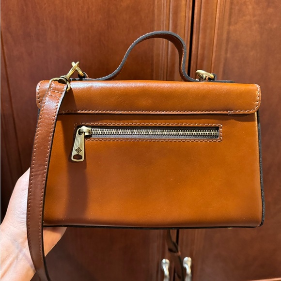 Patricia Nash Brown Leather Crossbody New! - Picture 2 of 5